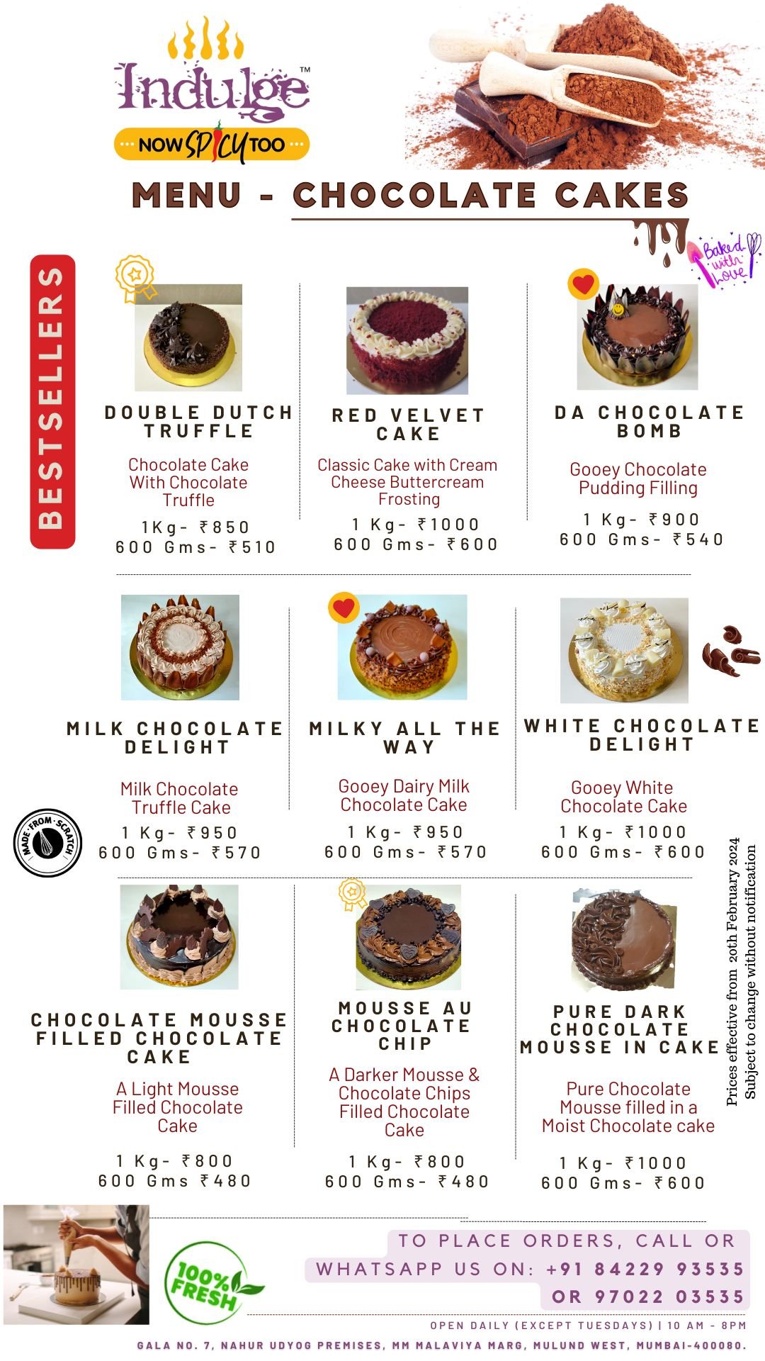 Chocolate cakes 1