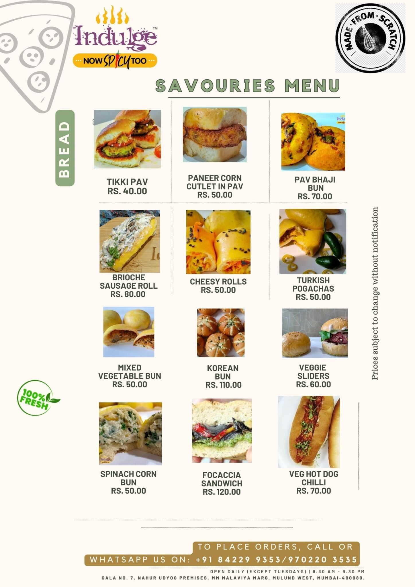 Savouries 1