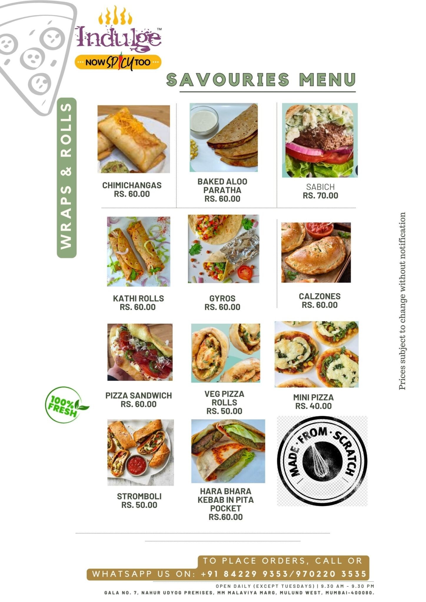 Savouries 2