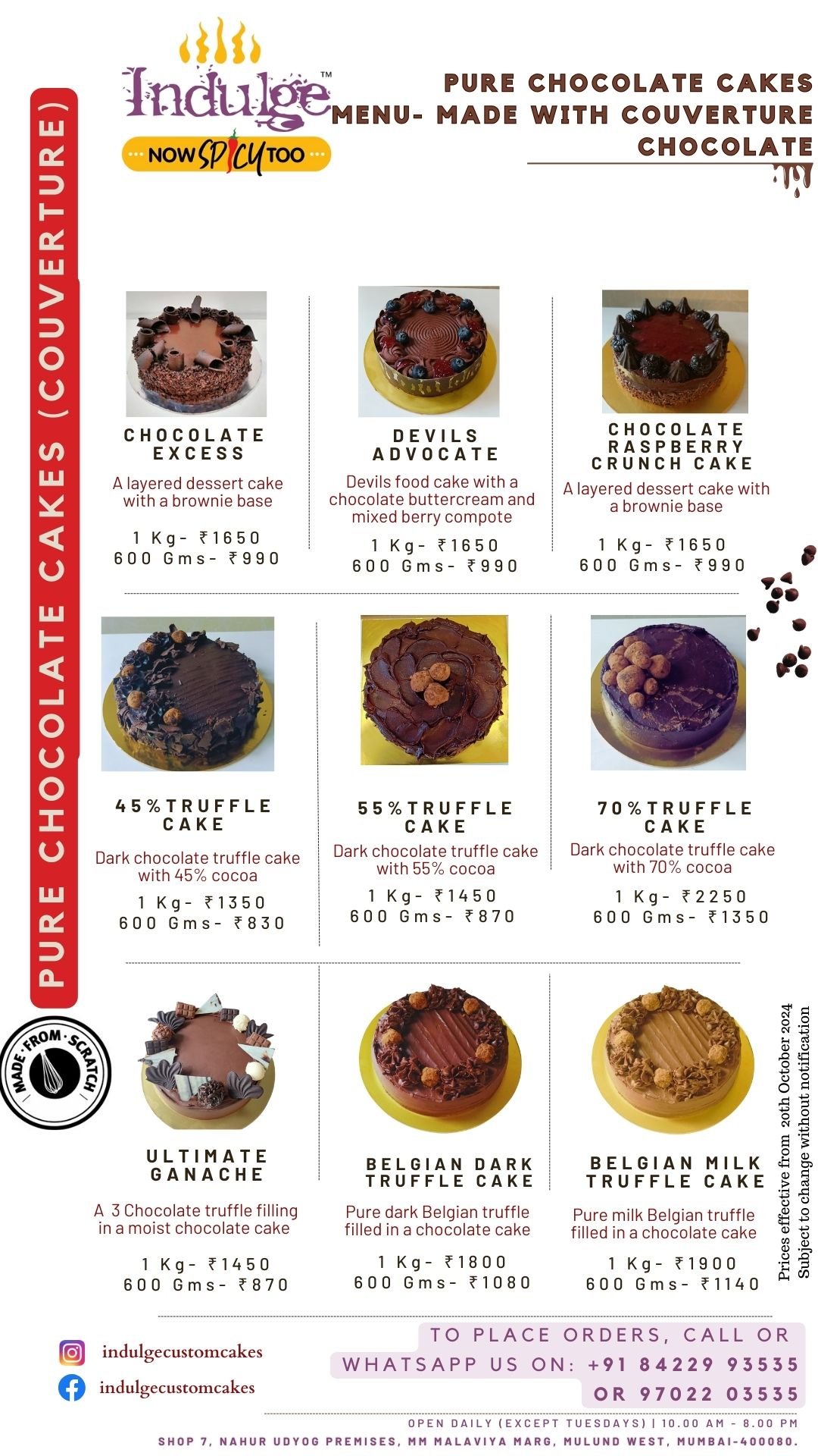 Speciality Chocolate cakes 3