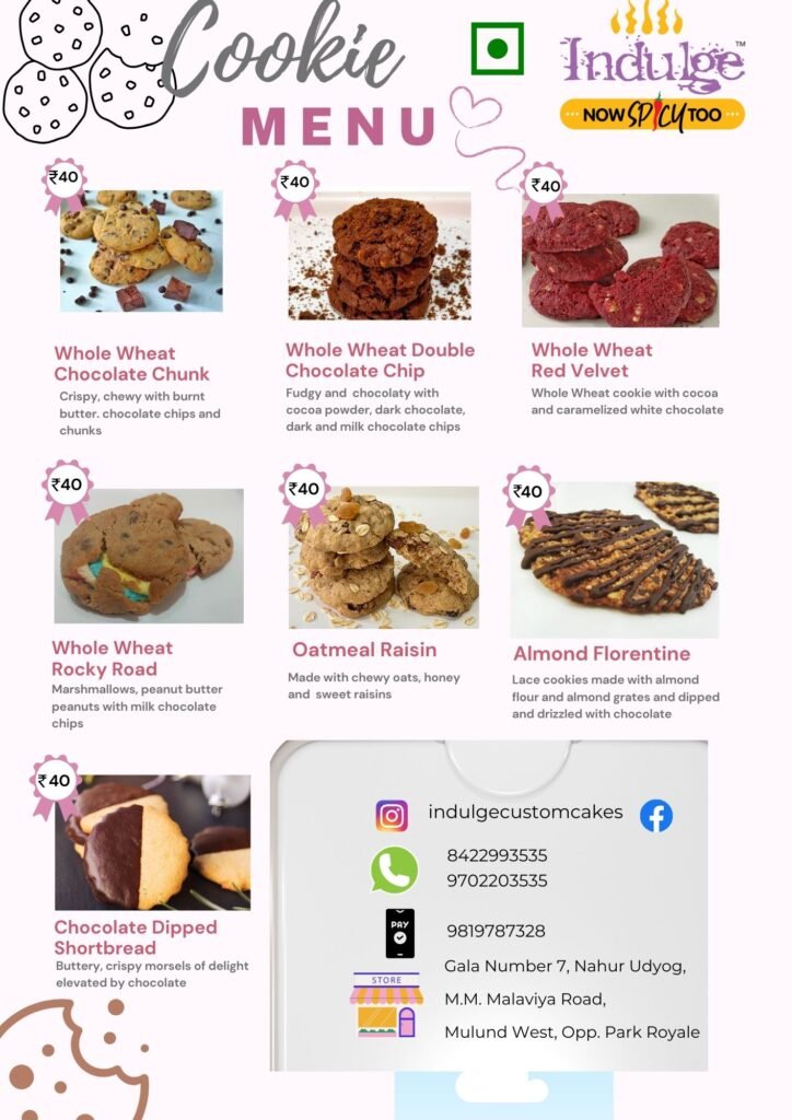 Cookie Menu – Indulge